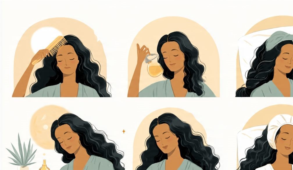 The best nighttime hair care routine