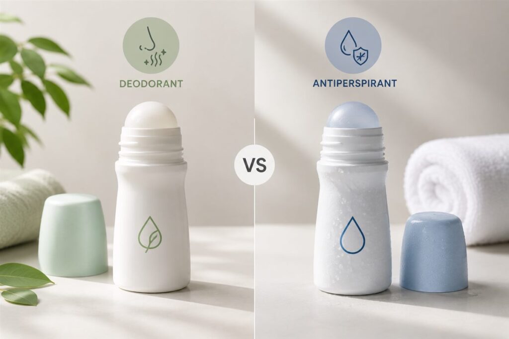 Deodorant vs antiperspirant: what’s the difference?