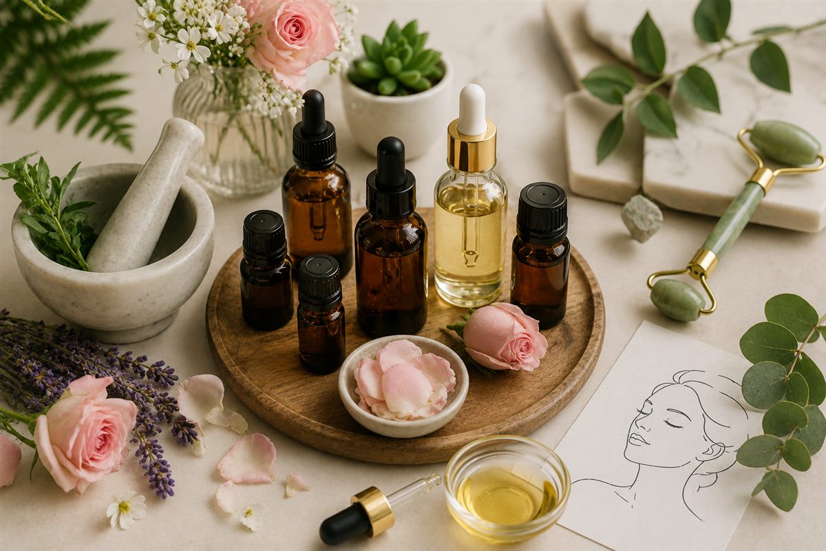 Tea tree oil at 5% has RCT-level evidence for acne treatment — but must be properly diluted; undiluted essential oils cause serious skin damage