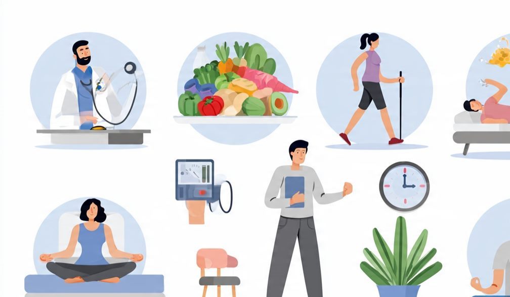 Hypertension and type 2 diabetes — both frequently asymptomatic until advanced — are among the most important conditions to screen for regularly in adults over 40